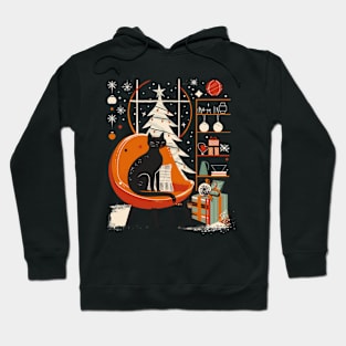 Mid-Century Modern CAT Fashion Hoodie